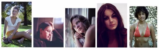 Image: Photos of young women