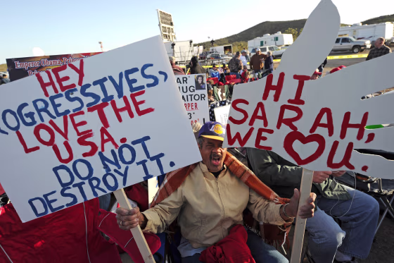 Image: Tea party rally in Searchlight, Nevada