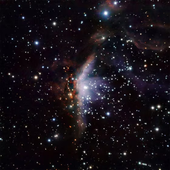 Image: The Gum 19 star-forming nebula