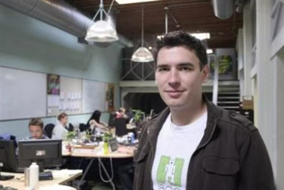 Dave Llorens, founder and CEO of One Block Off The Grid, in his San Francisco office on March 30.
