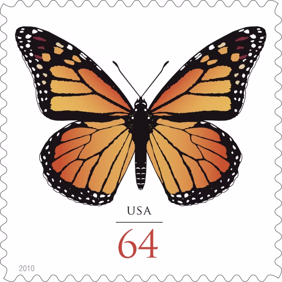 Image: Butterfly stamp
