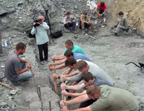 Image: Archeological dig