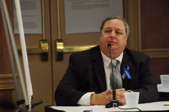 Douglas Brown, chief mechanic of the Deepwater Horizon, prepares to answer questions Wednesday at the Deepwater Horizon Joint Investigation hearing in New Orleans, La.