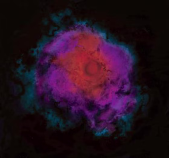 Image: Artist's conception of invisible \"dark star\"