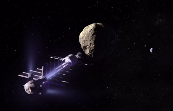 Image: Concept spacecraft for towing asteroids