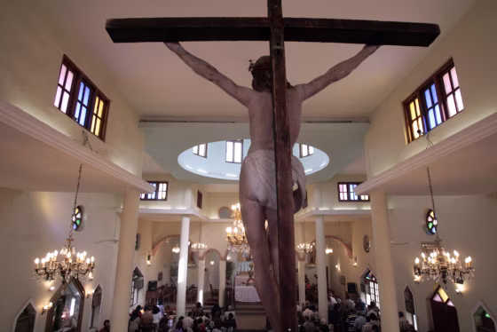Iraqi Chaladean Catholic Christians cele