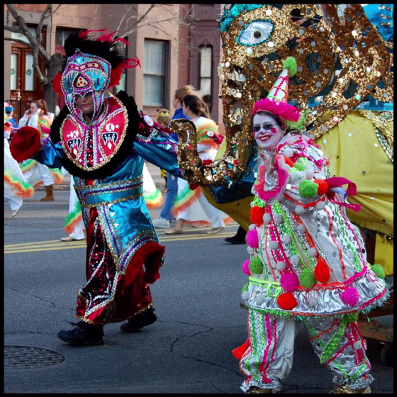 Image: Mummers, Latvia