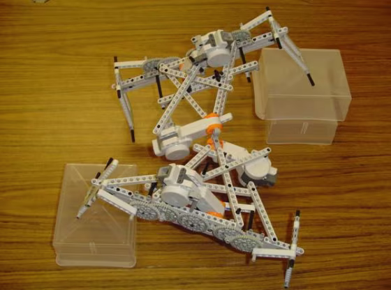 A new robot learns to slither, then crawl, before it can walk in a University of Vermont project.