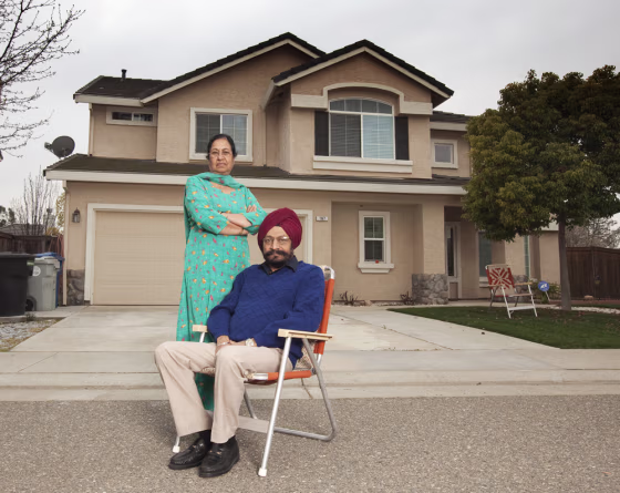 Image: Trilochan Oberoi and his wife Swarn Oberoi