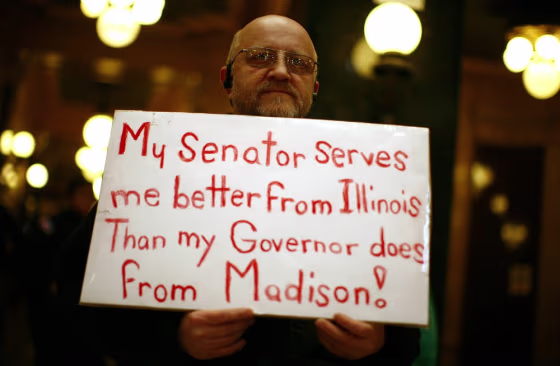 Image: Protests Continue In Madison
