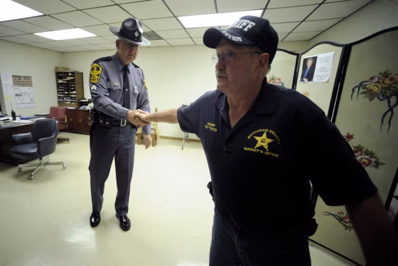 Image: Sheriff Ray Foster, Sgt. Steve Lowe