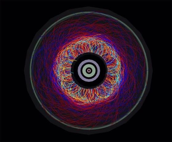 The&nbsp;STAR collaboration is&nbsp;studying the formation and characteristics of the quark-gluon plasma, illustrated above, a state of matter believed to have existed for ten-millionths of a second after the universe's birth. It then cooled and condensed to form the protons and neutrons that comprise matter today.