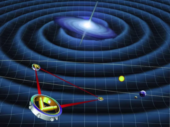 LISA would have placed three spacecraft in orbit around the sun, 3 million miles apart, flying in a triangle formation, to study gravitational waves.
