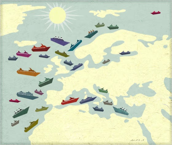 Image: cruise ship illustration