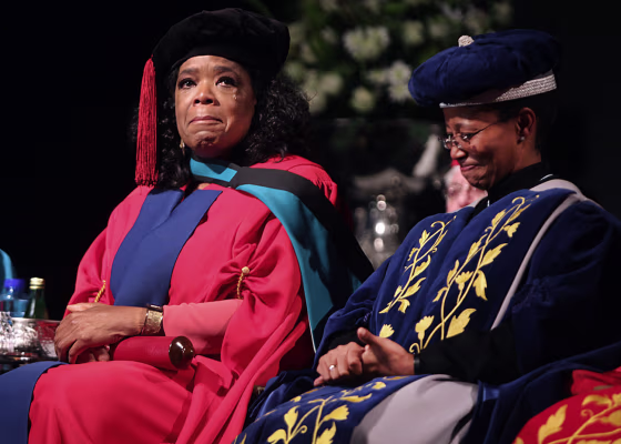 Image: Oprah Winfrey receives her Honorary Doctorate