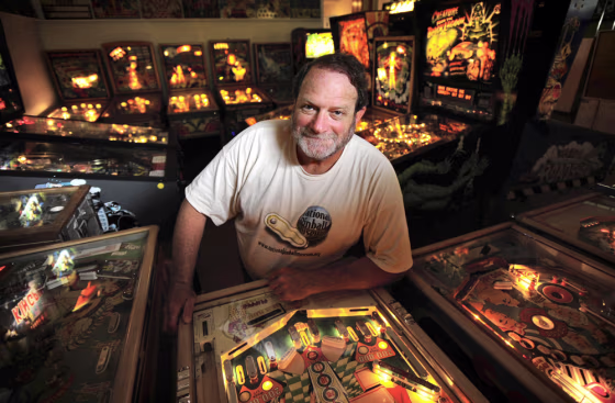Image: David Silverman is opening the National Pinball Museum