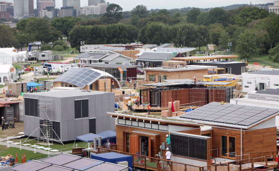 Image: Solar homes being built in DC