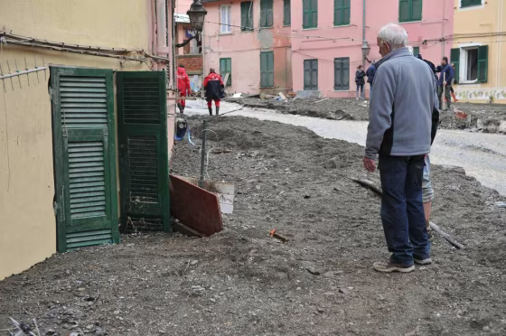 Image: Mudslides and flash floods in Italy