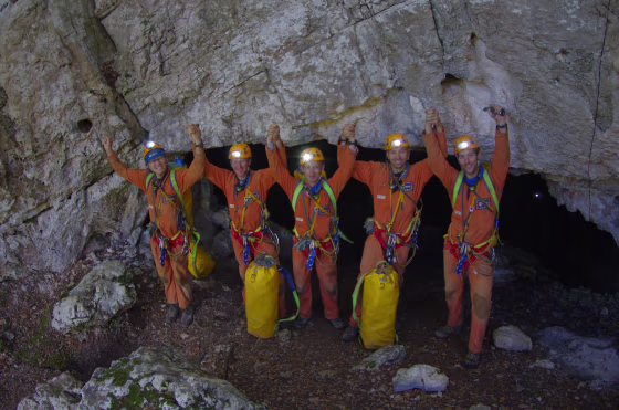 An international team of five astronauts re-emerged on Sept. 21 after living in a cave for six days as part of an elaborate training exercise that simulated a space mission.