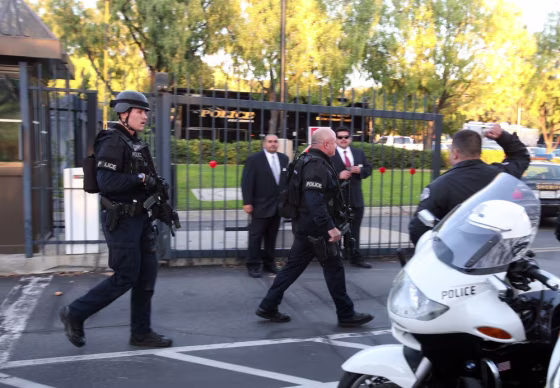 Image: Scene of shooting in Irwindale, Calif.