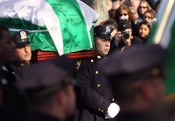 Image: Funeral Held For Brooklyn Cop Shot During Home Invasion