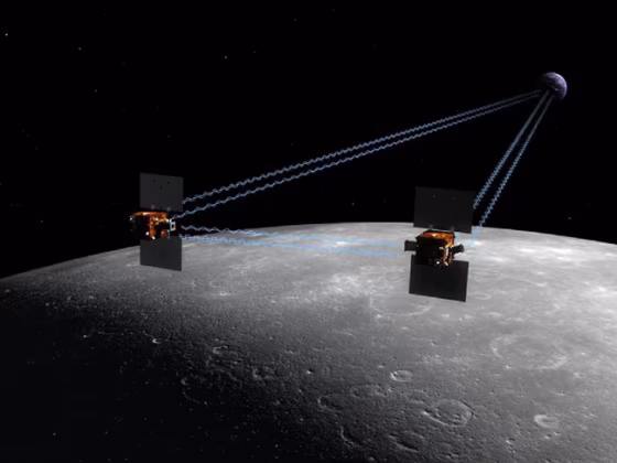 Image: Artist's drawing, Grail mission
