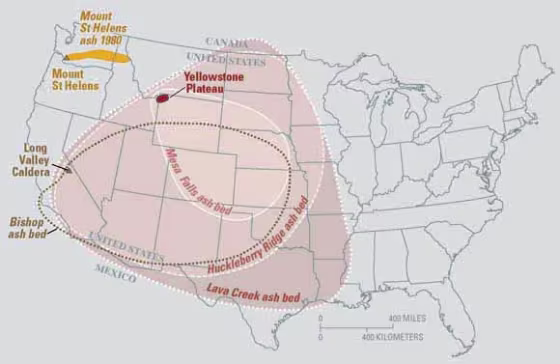 Image: Volcanic map of U.S.