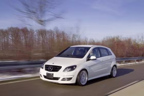 Mercedes hopes that the smaller size and price of its B-Class will boost its image and sales. 