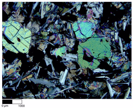 Image: Section of an Apollo moon rock