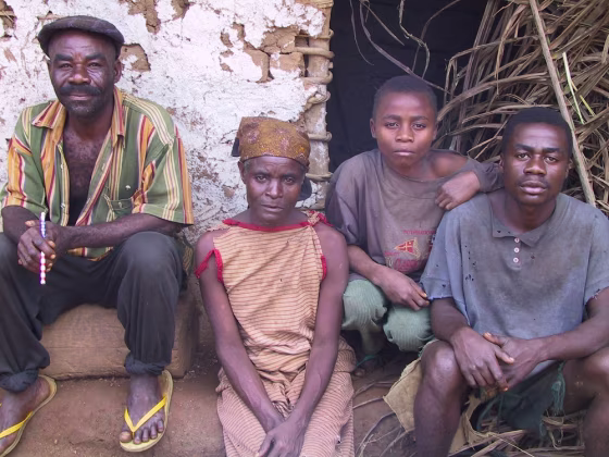 Image: Members of a village in Cameroon who are Pygmies
