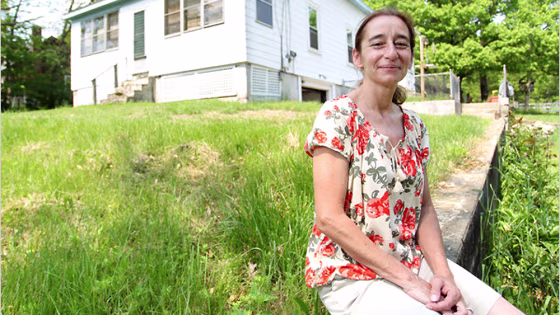 Mary Ernest of Blackstone, Mass., lost her job as a school aide and was “reduced to begging, more or less to keep her home. 