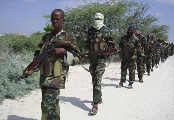 Image: Al Shabab fighters