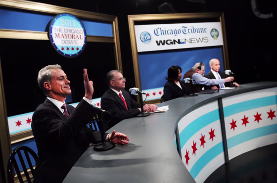 Image: Chicago mayoral debate