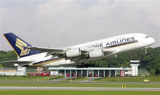 Singapore Britain A380