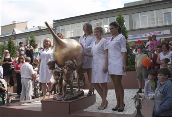 Russia Enema Monument