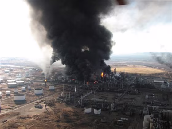 APTOPIX Refinery Explosion