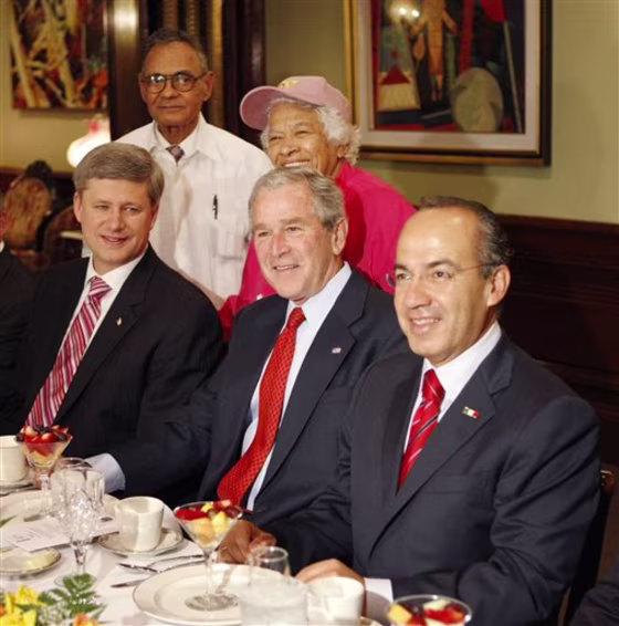 Bush US Canada Mexico