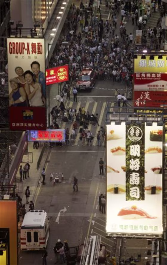 CORRECTION Hong Kong Acid Attack