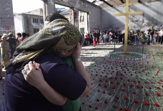 APTOPIX Russia Beslan Mourns