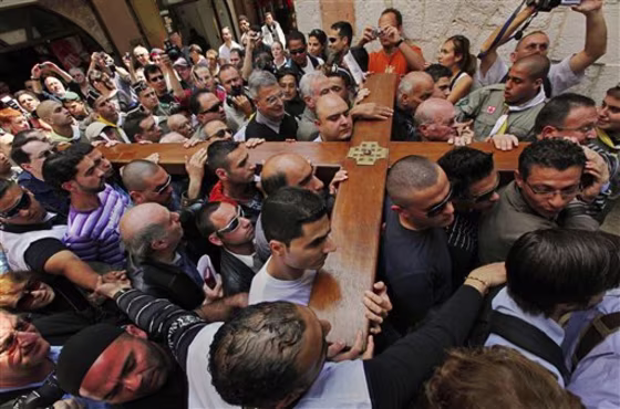 MIDEAST ISRAEL PALESTINIANS HOLY LAND GOOD FRIDAY