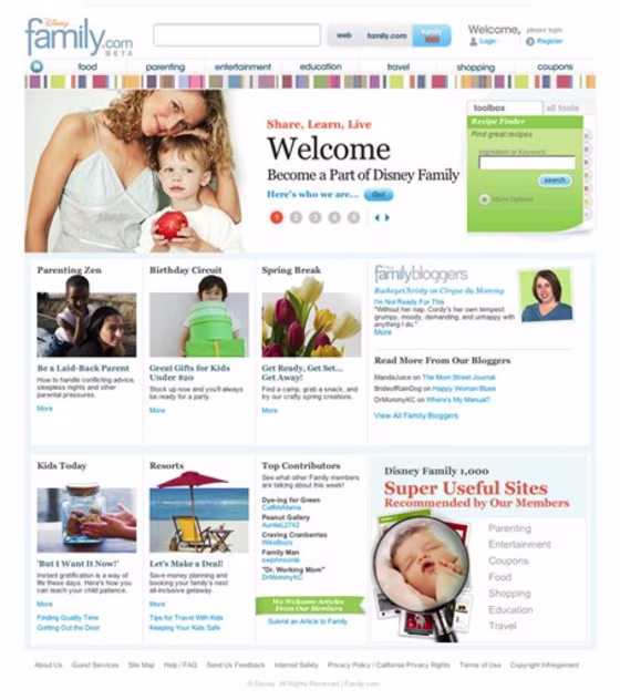 DISNEY FAMILY.COM