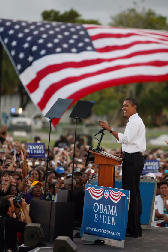 Barack Obama Campaigns Weeks From Election Day