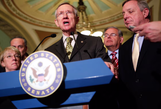 Senate Democrats Hold Policy Committee Luncheon