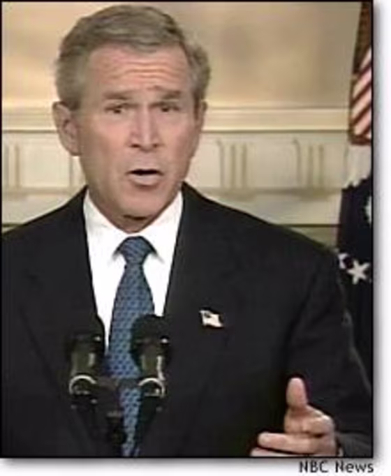 President Bush addressed the American people in September, saying the United States would not be driven out of Iraq by attacks on its troops.