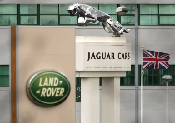 Image: The Halewood operations site of Jaguar and Land Rover in Merseyside, Liverpool, England