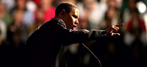 Sen. Barack Obama, campaigning Friday in Ohio, says it is time to distinguish himself from Sen. Hillary Rodham Clinton. The Clinton camp says Obama is resorting to “old-style personal attacks.”