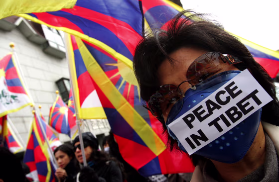Image: Pro-Tibet Protesters