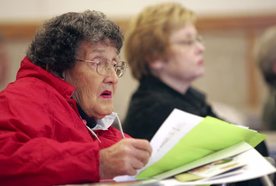 Seniors Attend Medicare Enrollment Fair