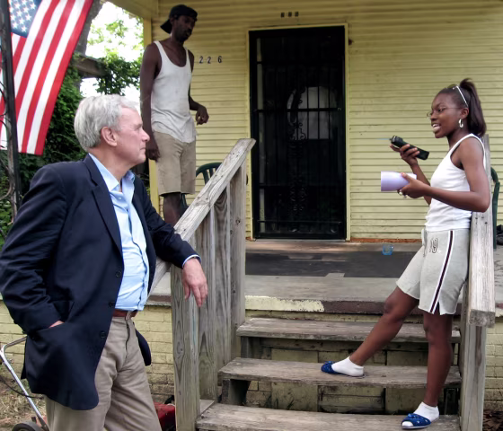 Tom Brokaw speaks with&nbsp;Alicia Ruffin, 17, a teenage mother struggling to get her diploma 