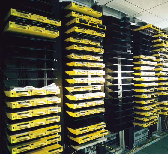 Nerve center: Google's Mountain View, Calif. server helps perform 200 million searches of 6 billion web pages a day